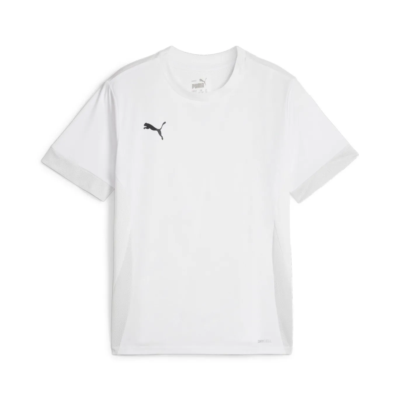 PUMA teamGOAL Matchday Voetbalshirt Kids Wit Zwart Grijs