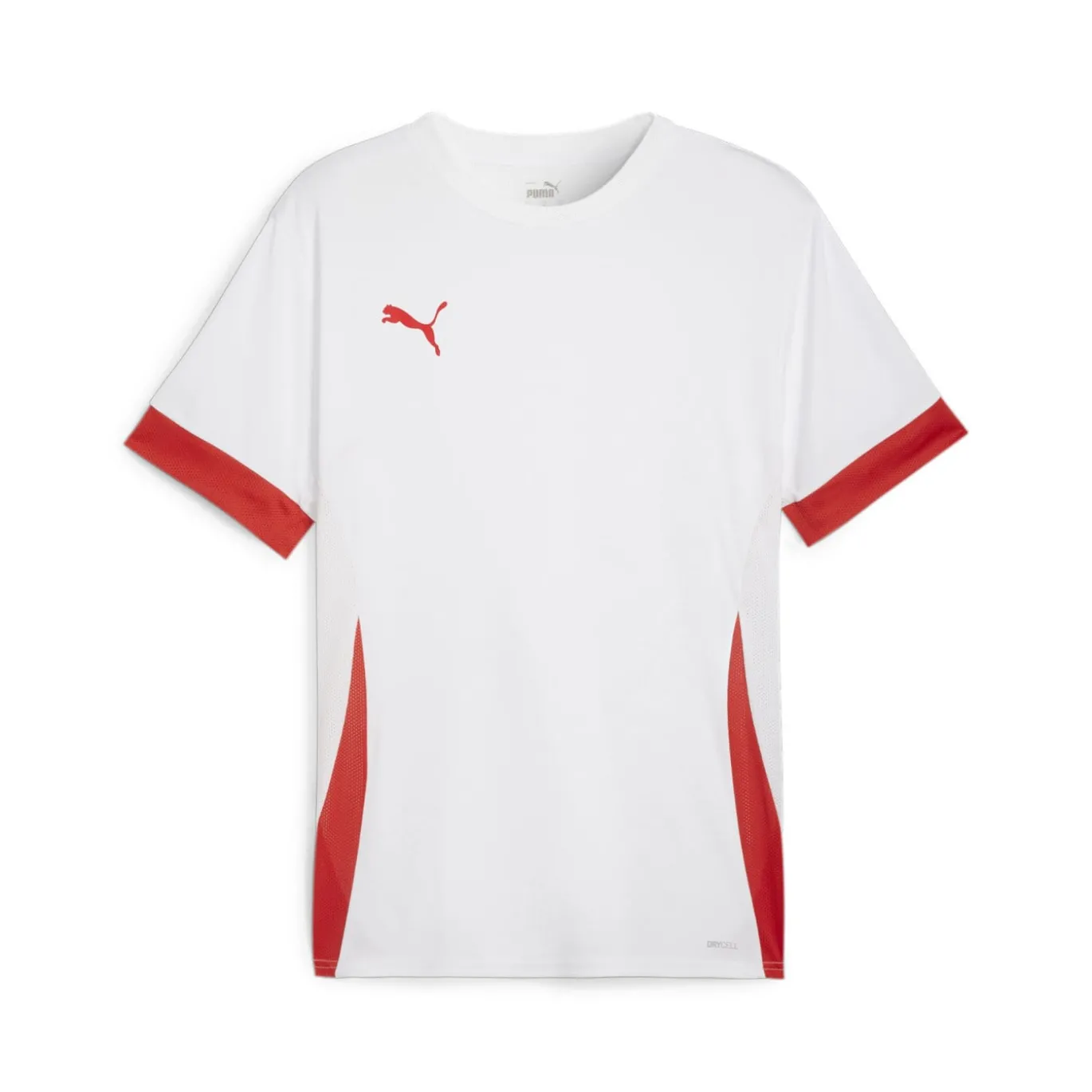 PUMA teamGOAL Matchday Voetbalshirt Wit Rood