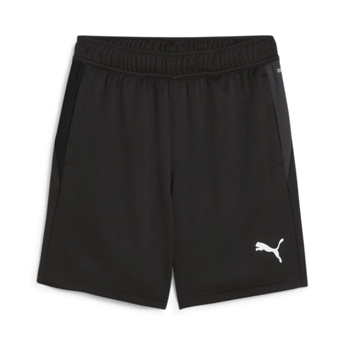 PUMA teamGOAL Trainingsbroekje Kids Zwart Wit Grijs