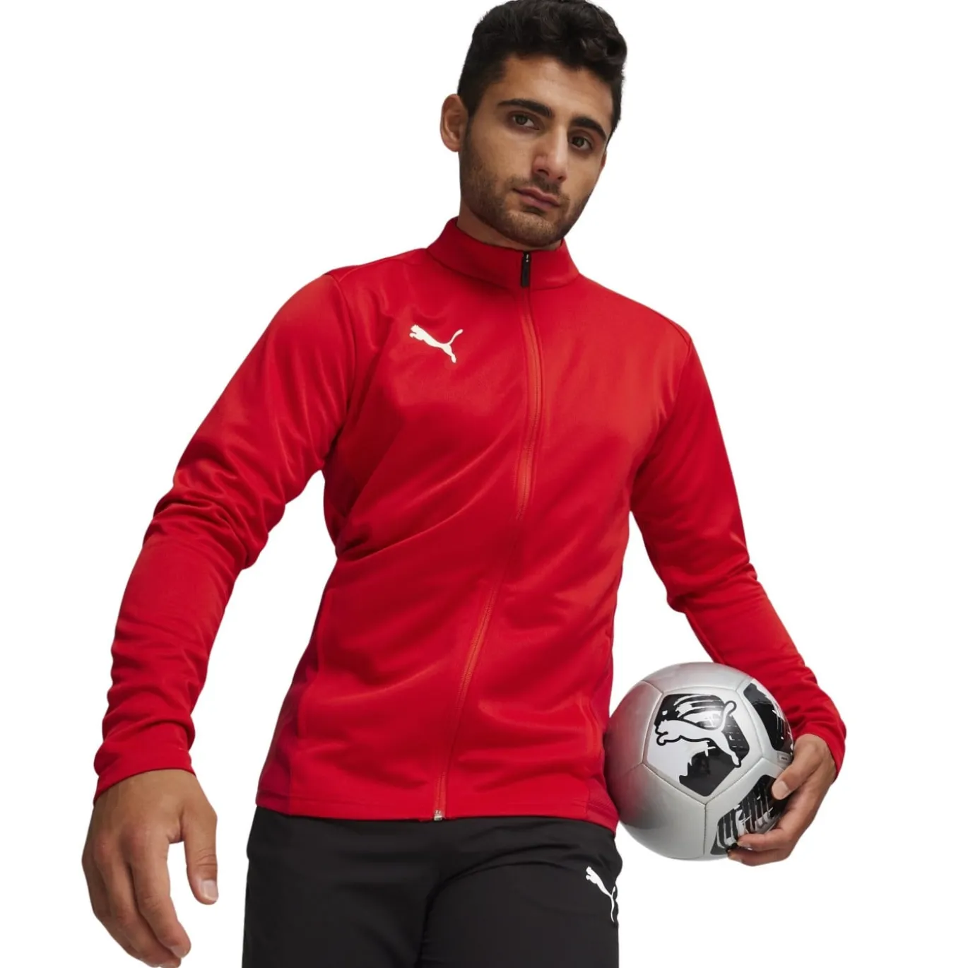 PUMA teamGOAL Trainingsjack Rood Wit