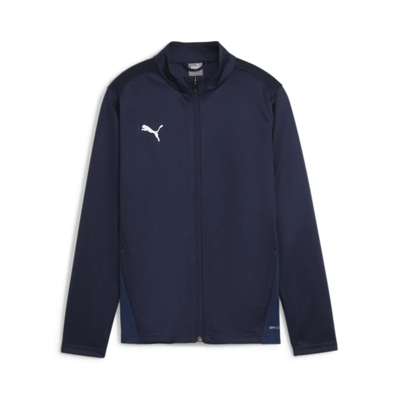 PUMA teamGOAL Trainingsjack Kids Donkerblauw Wit