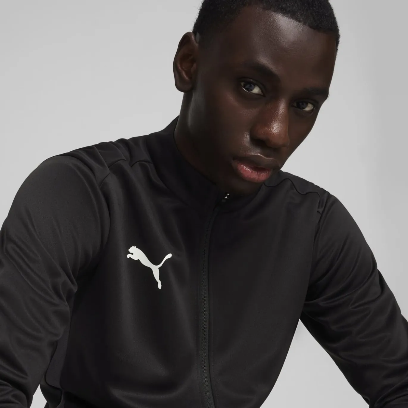 PUMA teamGOAL Trainingsjack Zwart Wit Grijs