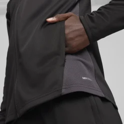 PUMA teamGOAL Trainingsjack Zwart Wit Grijs