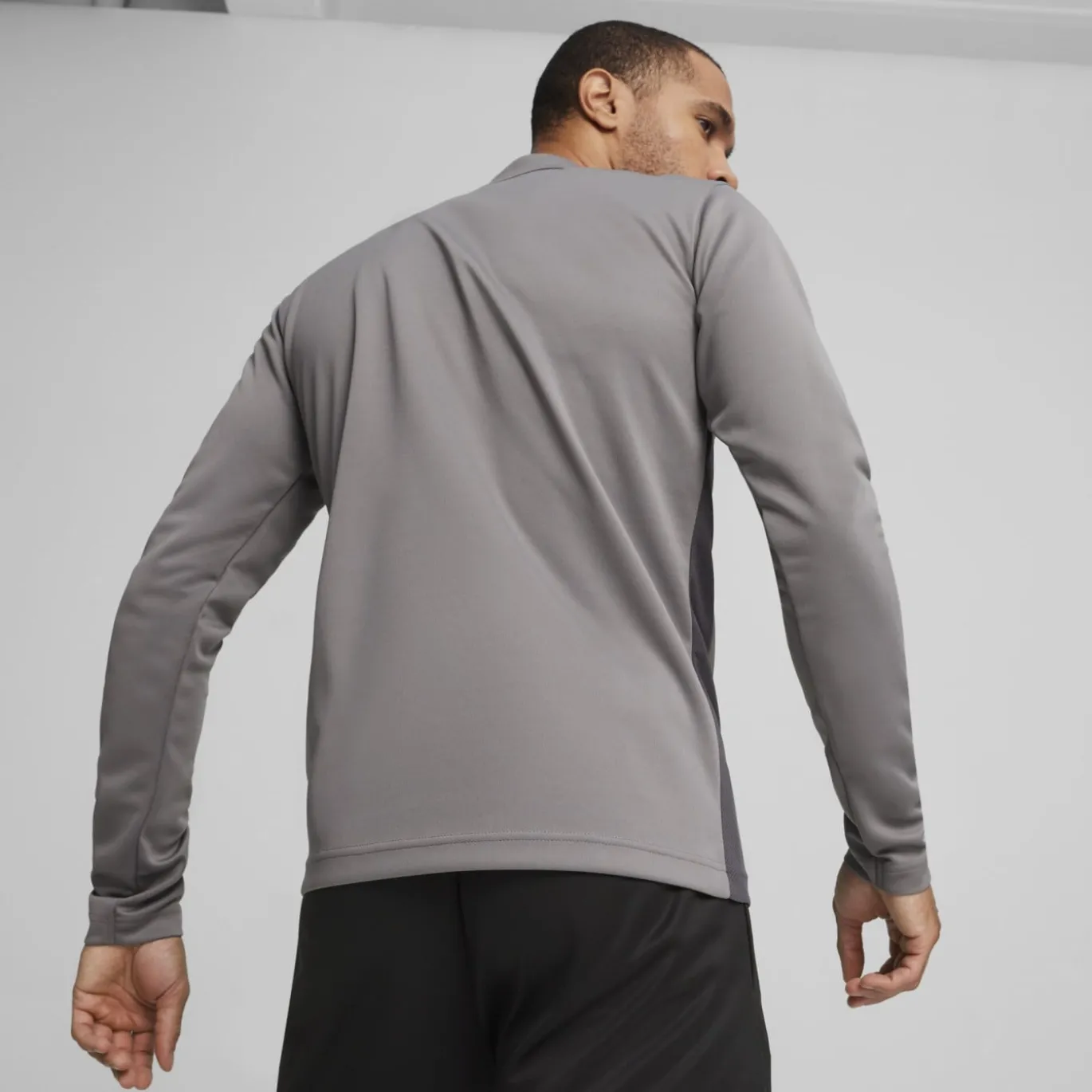 PUMA teamGOAL Trainingstrui 1/4-Zip Grijs Wit
