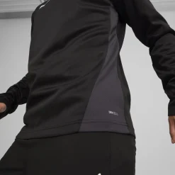 PUMA teamGOAL Trainingstrui 1/4-Zip Zwart Wit Grijs