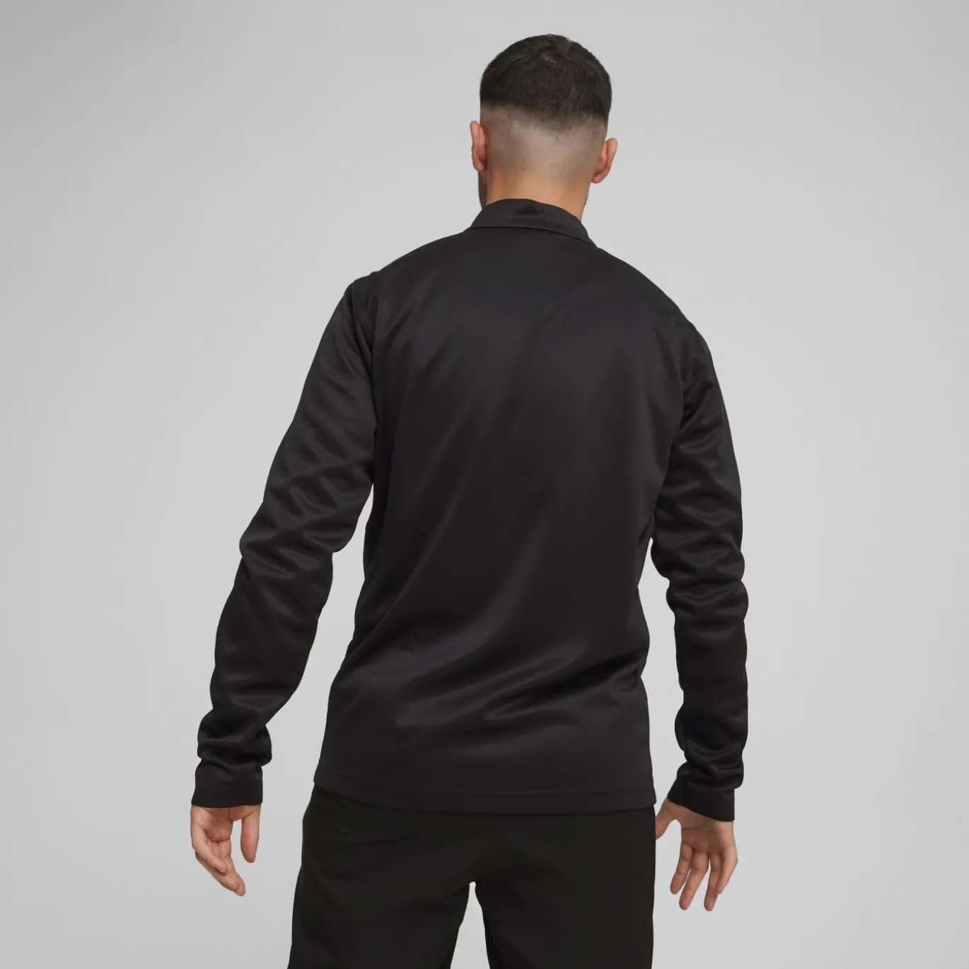PUMA teamGOAL Trainingstrui 1/4-Zip Zwart Wit Grijs