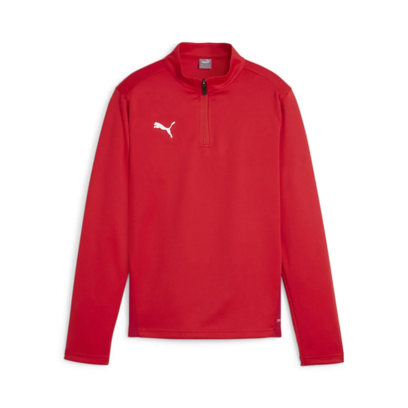 PUMA teamGOAL Trainingstrui 1/4-Zip Kids Rood Wit