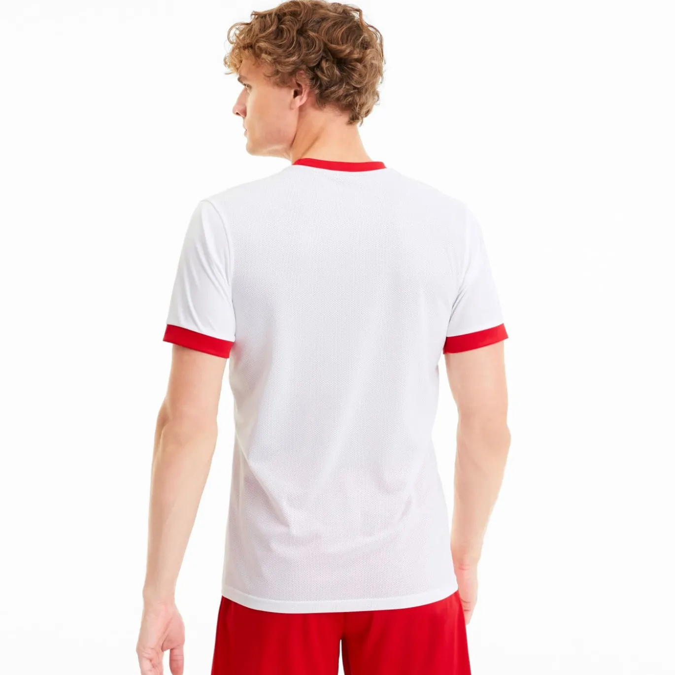 PUMA teamGOAL 23 Voetbalshirt Wit Rood