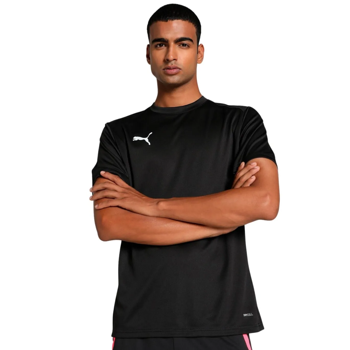 PUMA teamGOAL Voetbalshirt Zwart Wit Grijs