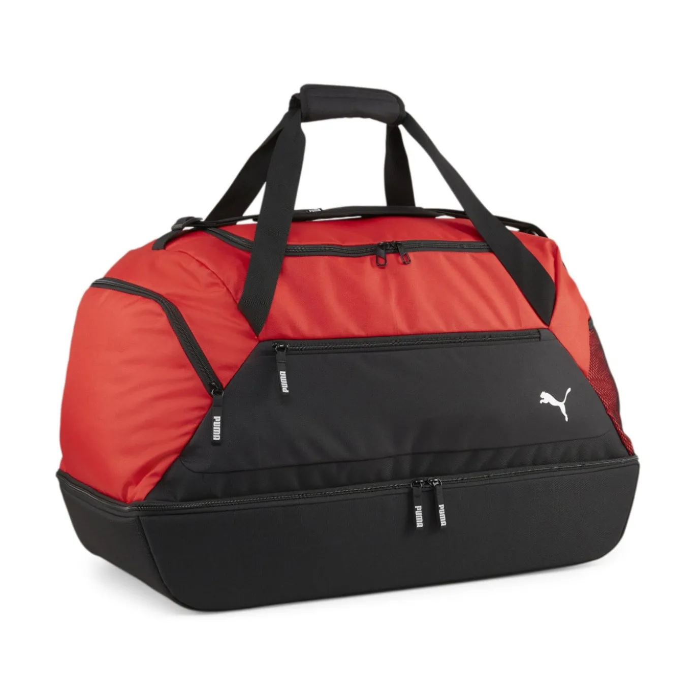 PUMA teamGOAL Voetbaltas Medium Schoenvak Rood Zwart
