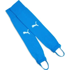 PUMA teamLIGA26 Core Stirrup Sleeves Blauw Wit