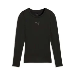 PUMA teamLIGA26 Ondershirt Lange Mouwen Kids Zwart