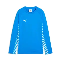 PUMA teamLIGA26 Sweater Kids Blauw Wit