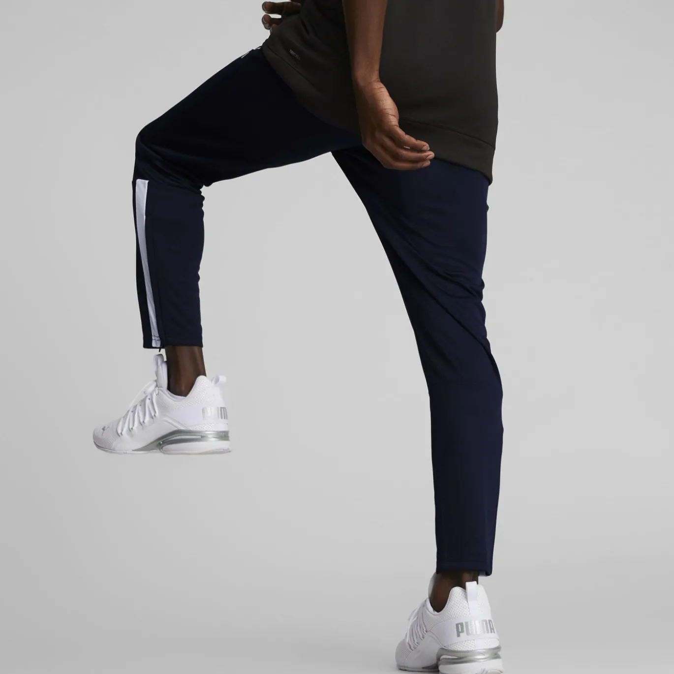 PUMA teamLIGA Trainingsbroek Donkerblauw Wit