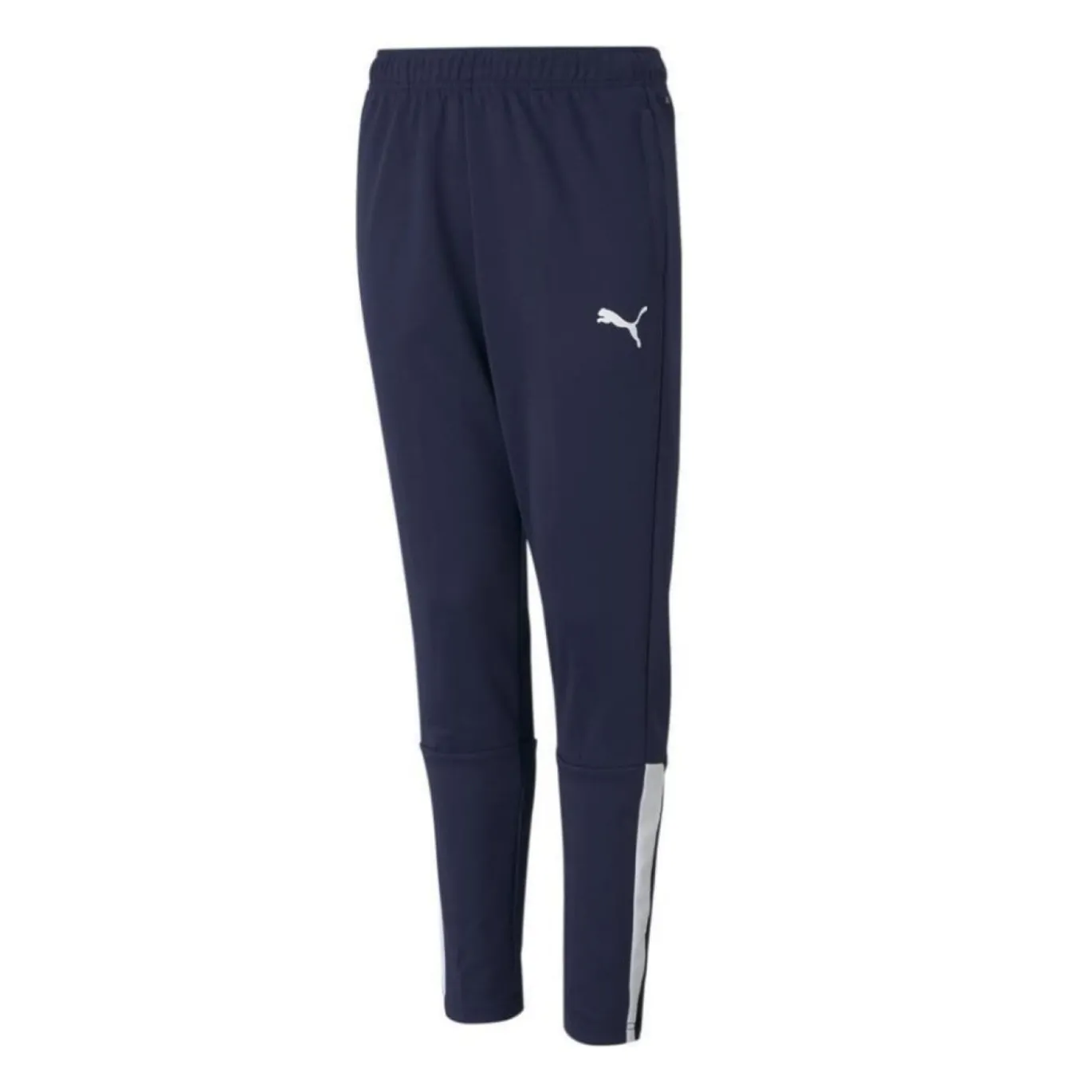 PUMA teamLIGA Trainingsbroek Kids Donkerblauw Wit
