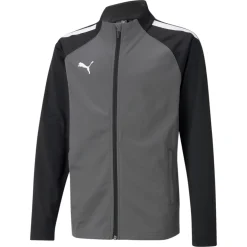 PUMA teamLIGA Trainingsjack Kids Grijs Wit