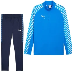PUMA teamLIGA26 Trainingspak 1/4-Zip Blauw Donkerblauw
