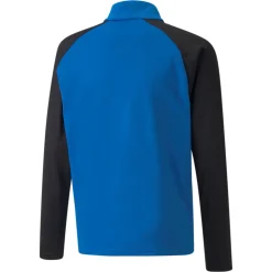 PUMA teamLIGA Trainingstrui 1/4-Zip Kids Blauw Zwart