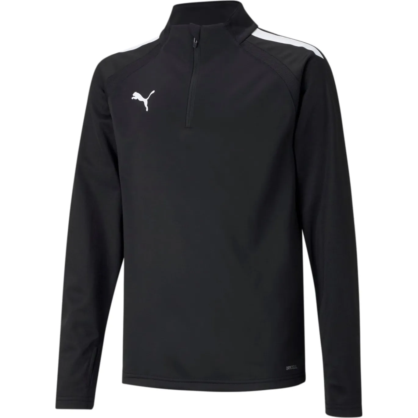 PUMA teamLIGA Trainingstrui 1/4-Zip Kids Zwart Wit