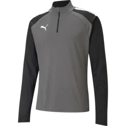 PUMA teamLIGA Trainingstrui 1/4-Zip Grijs Wit