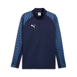 PUMA teamLIGA26 Trainingstrui 1/4-Zip Donkerblauw