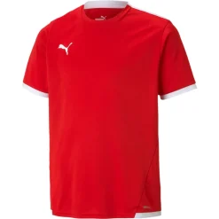 PUMA teamLIGA Voetbalshirt Kids Rood Wit