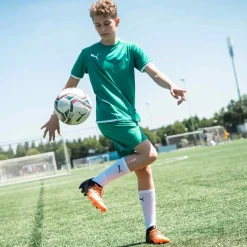 PUMA teamLIGA Voetbalshirt Kids Groen Wit