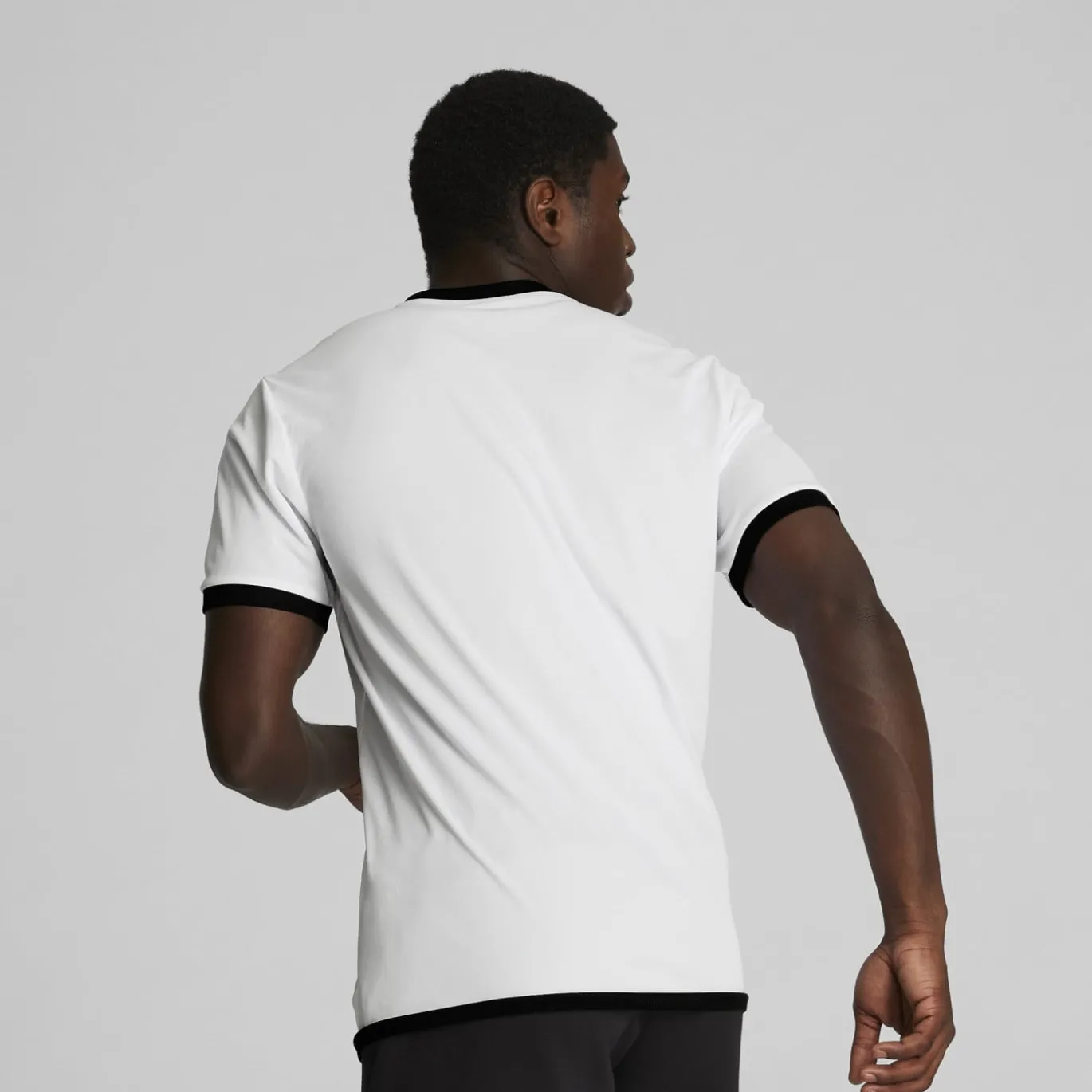 PUMA teamLIGA Voetbalshirt Wit Zwart