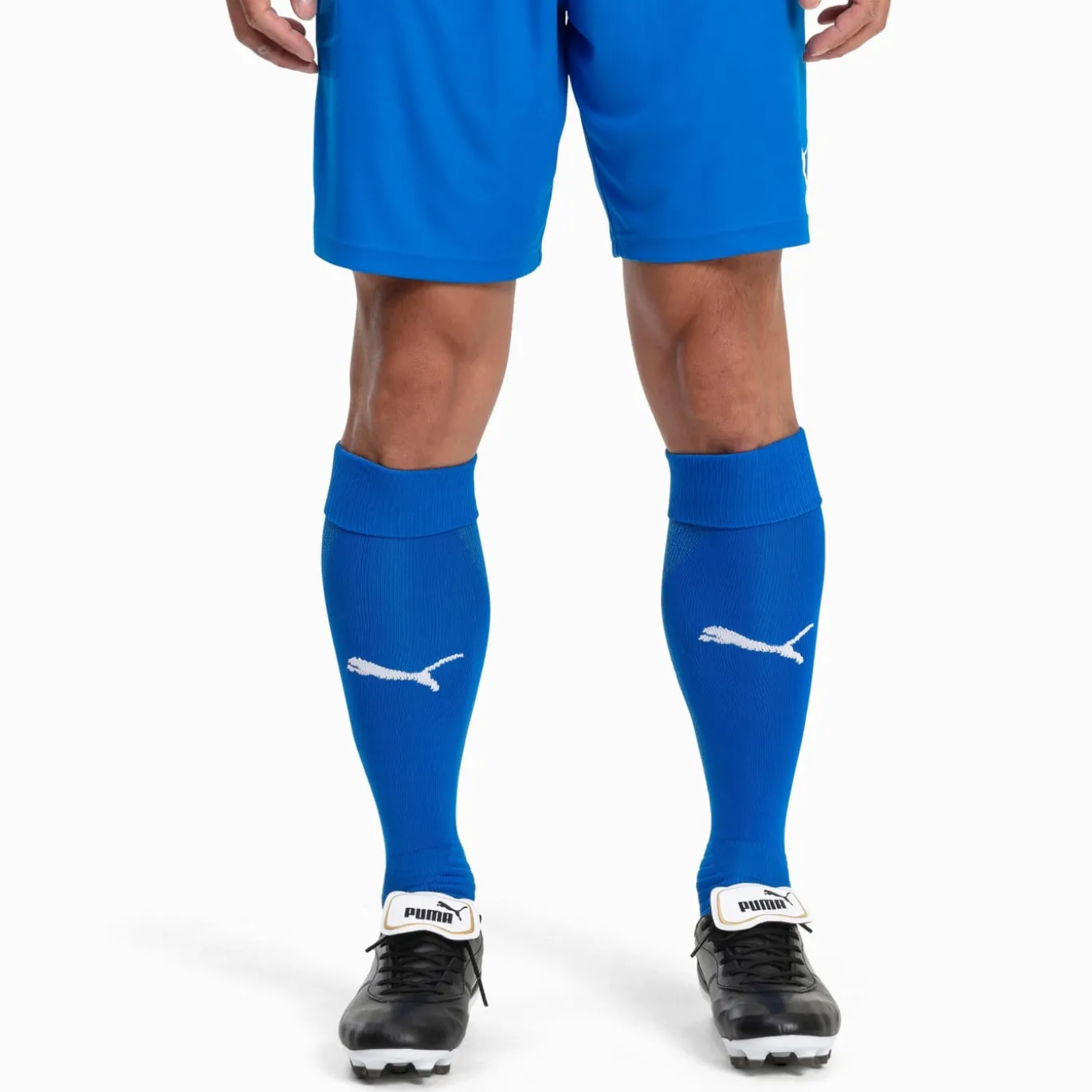 PUMA teamLIGA Voetbalsokken Blauw Wit
