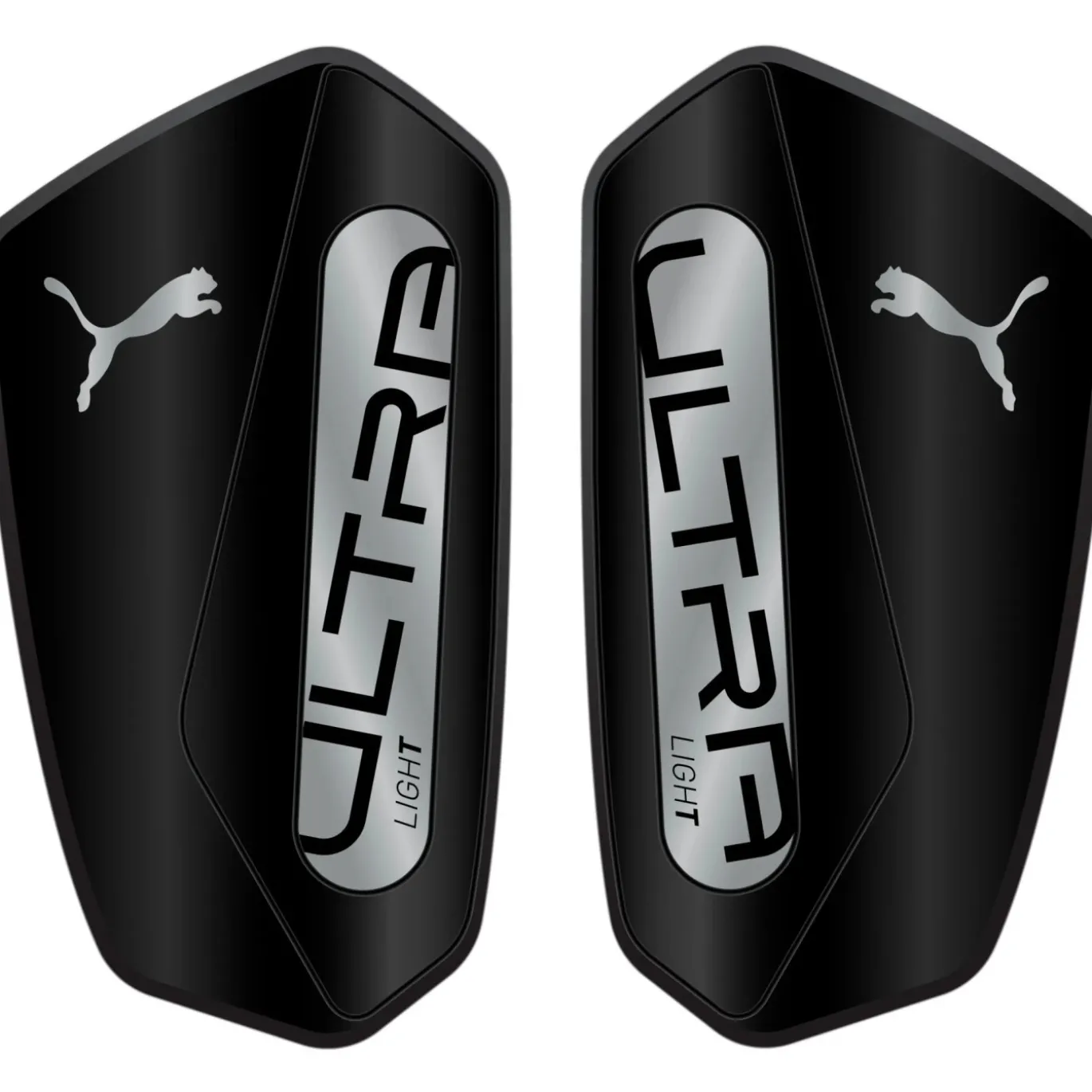 PUMA Ultra Light Sleeve Scheenbeschermers Zwart Zilver
