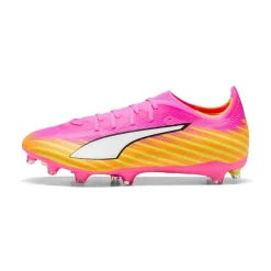 PUMA Ultra 6 Match Gras / Kunstgras Voetbalschoenen (MG) Felroze Blauw Geel