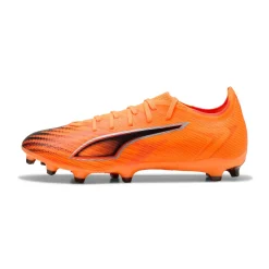 PUMA Ultra 6 Match Gras / Kunstgras Voetbalschoenen (MG) Oranje Zwart Zilver