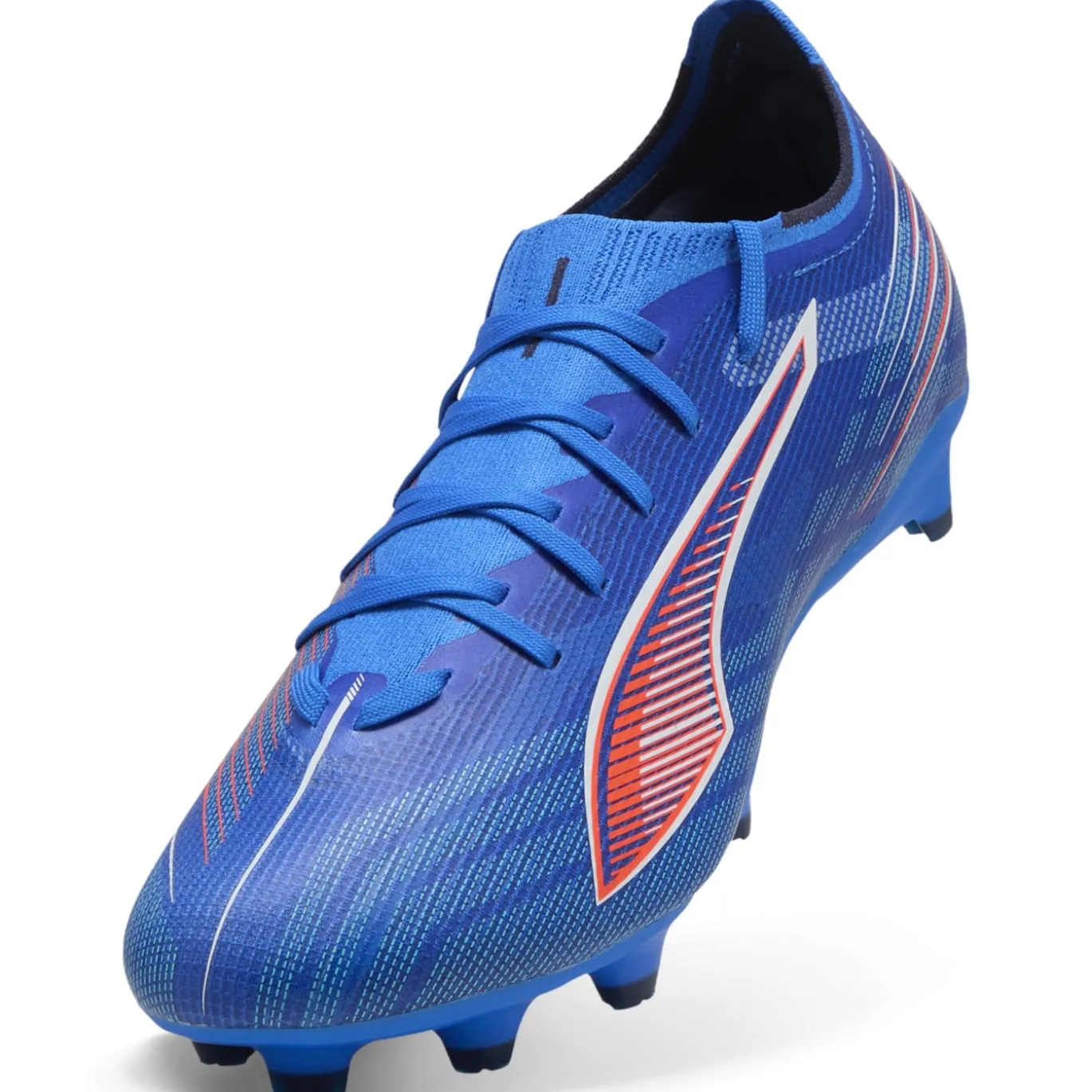 PUMA Ultra 6 Match Gras / Kunstgras Voetbalschoenen (MG) Blauw Wit Felrood