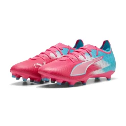 PUMA Ultra 6 Match Re-Charge Gras / Kunstgras Voetbalschoenen (MG) Roze Blauw Wit