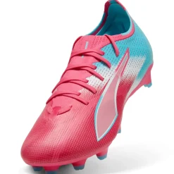 PUMA Ultra 6 Match Re-Charge Gras / Kunstgras Voetbalschoenen (MG) Roze Blauw Wit