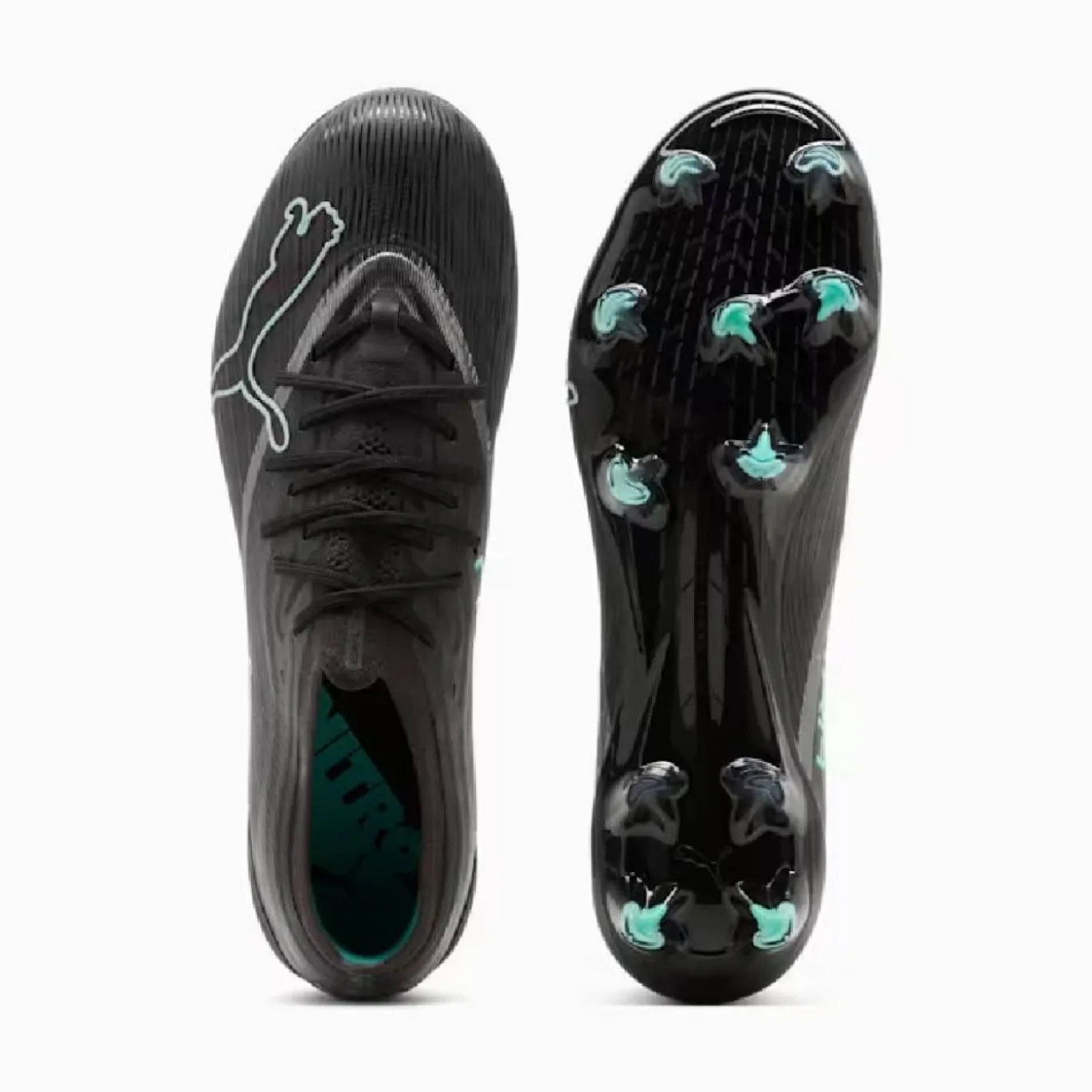 PUMA Ultra Nitro 7 Pro Gras Voetbalschoenen (FG) Zwart Intense Mint