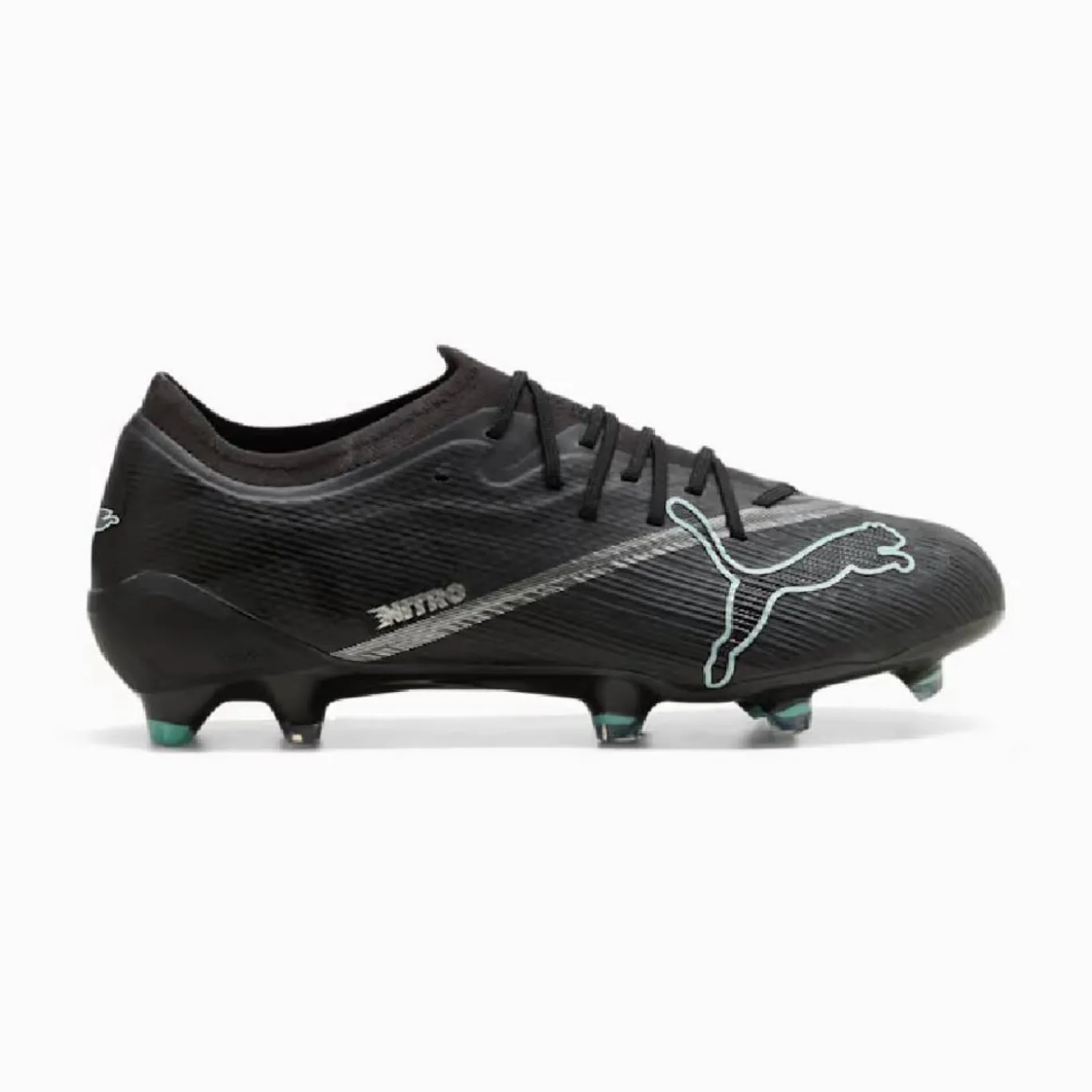 PUMA Ultra Nitro 7 Pro Gras Voetbalschoenen (FG) Zwart Intense Mint