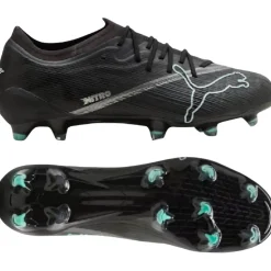 PUMA Ultra Nitro 7 Pro Gras Voetbalschoenen (FG) Zwart Intense Mint