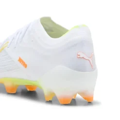 PUMA Ultra Nitro 7 Pro Gras Voetbalschoenen (FG) Wit Geel Oranje