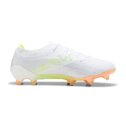 PUMA Ultra Nitro 7 Pro Gras Voetbalschoenen (FG) Wit Geel Oranje