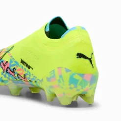 PUMA Ultra Nitro 7 Ultimate ADV Veterloze Gras Voetbalschoenen (FG) Neongroen Felblauw Felroze