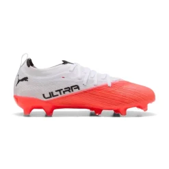 PUMA Ultra Nitro 7 Ultimate Gras / Kunstgras Voetbalschoenen (MG) Kids Wit Felrood Zwart