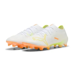 PUMA Ultra Nitro 7 Ultimate Gras Voetbalschoenen (FG) Wit Geel Oranje