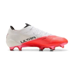PUMA Ultra Nitro 7 Ultimate Gras Voetbalschoenen (FG) Wit Felrood Zwart