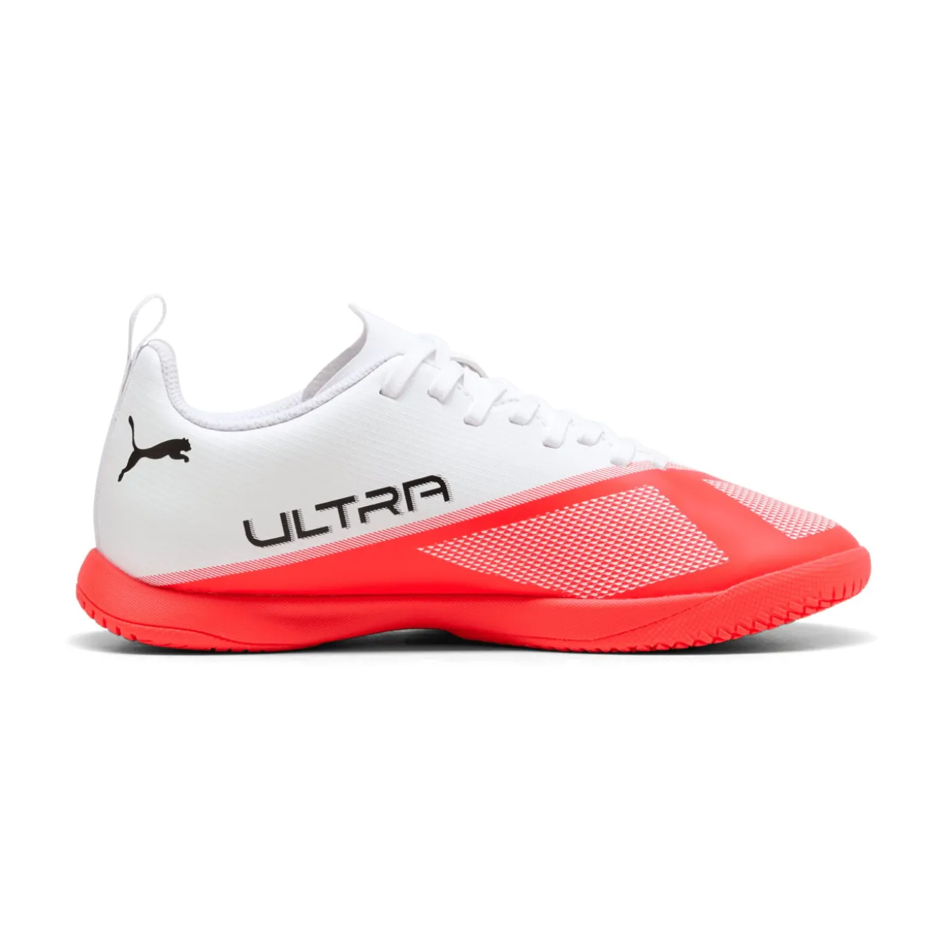 PUMA Ultra 7 Play Zaalvoetbalschoenen (IN) Kids Wit Felrood Zwart