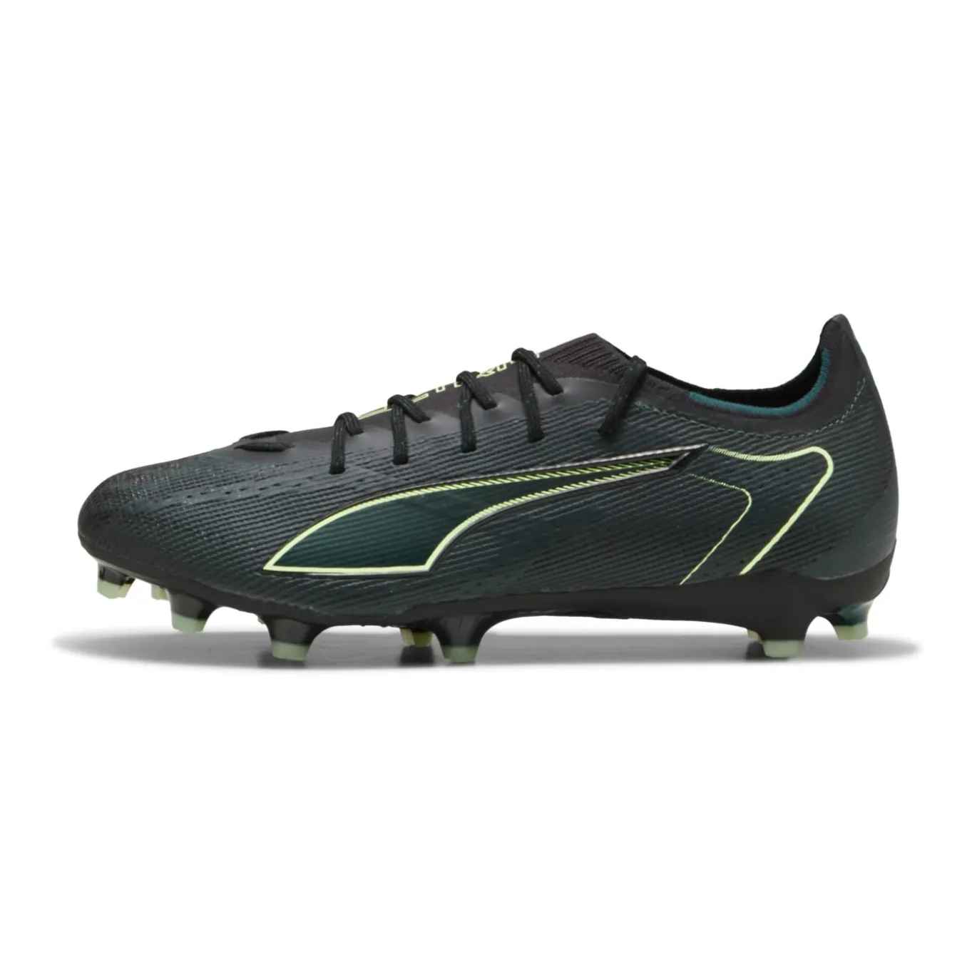 PUMA Ultra 6 Pro Gras / Kunstgras Voetbalschoenen (MG) Zwart Donkergroen Lichtgroen
