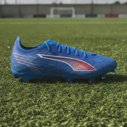 PUMA Ultra 6 Pro Gras / Kunstgras Voetbalschoenen (MG) Blauw Wit Felrood