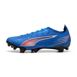 PUMA Ultra 6 Ultimate Carbon Gras Voetbalschoenen (FG) Dames Blauw Wit Felrood