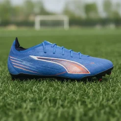 PUMA Ultra 6 Ultimate Carbon Gras Voetbalschoenen (FG) Dames Blauw Wit Felrood
