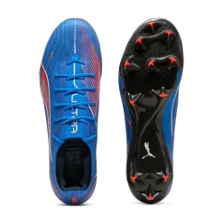 PUMA Ultra 6 Ultimate Carbon Gras Voetbalschoenen (FG) Dames Blauw Wit Felrood